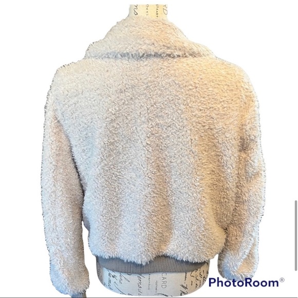 Cupcakes & Cashmere Reversible Bomber Aviator Jacket Size Small - Picture 8 of 16